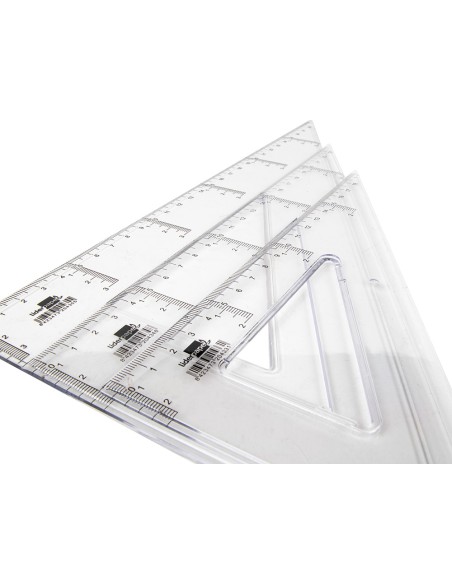 Cartabon liderpapel 25 cm plastico cristal