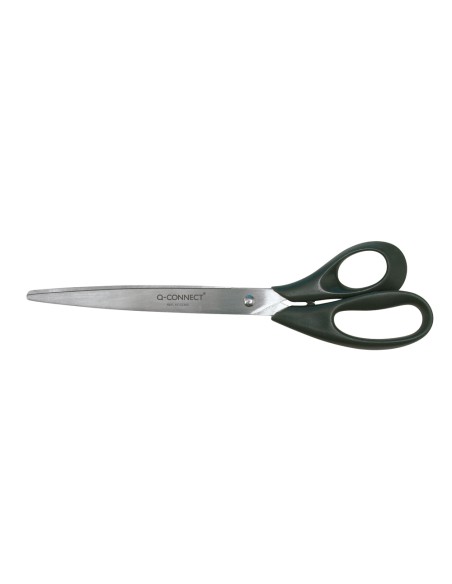 Tijera oficina q-connect inoxidable 10\" 25 cm blister