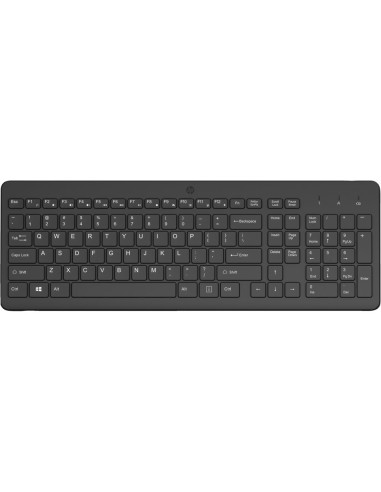 Teclado hp 225 inalambrico qwerty color negro