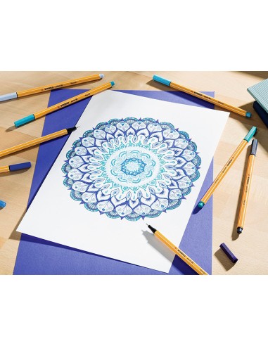 Rotulador stabilo punta de fibra point 88 art...