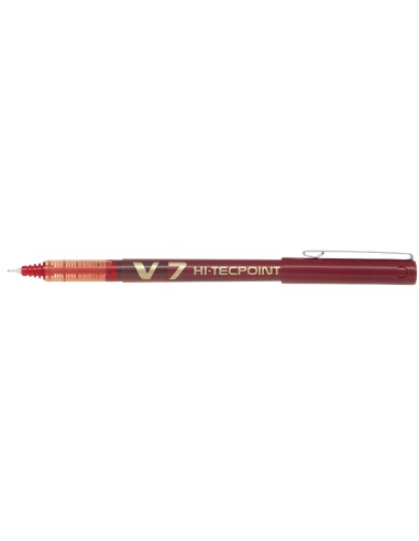 Rotulador pilot punta aguja v-7 rojo 0.7 mm