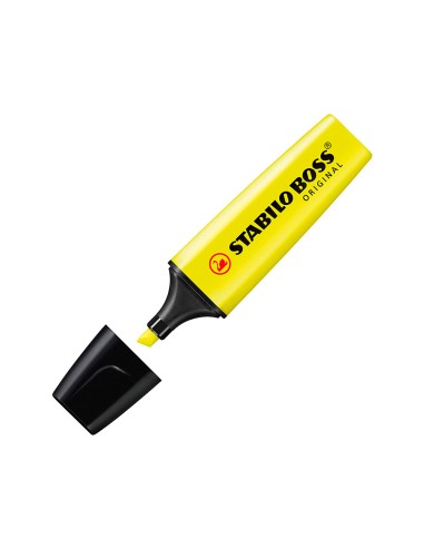 Rotulador stabilo boss fluorescente 70 amarillo...