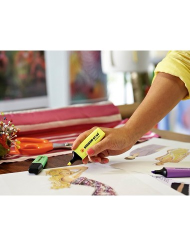 Rotulador stabilo boss fluorescente 70 amarillo...