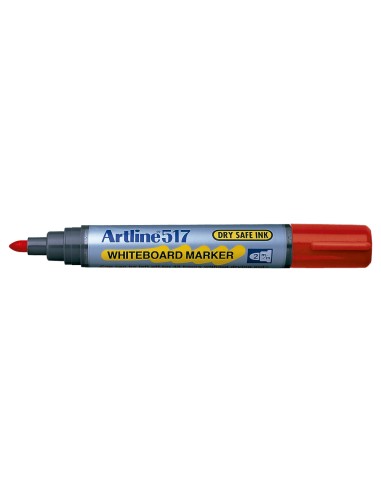 Rotulador artline pizarra ek-517 rojo punta...