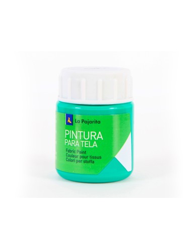 Pintura para tela la pajarita verde esmeralda...