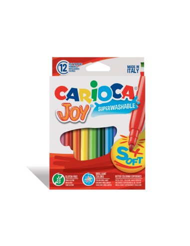 Rotulador carioca joy caja de 12 unidades...