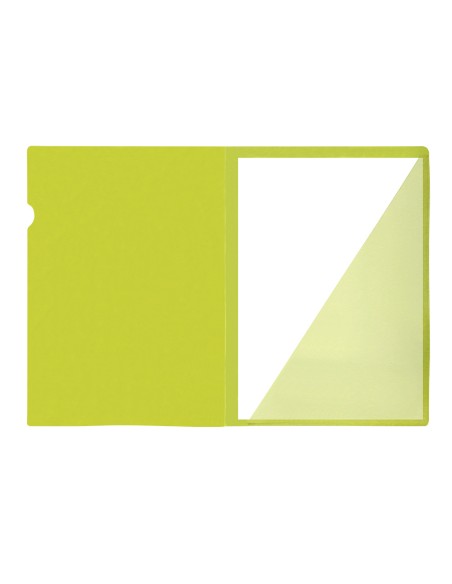 Carpeta liderpapel dossier a4 uñero amarillo fluor opaco