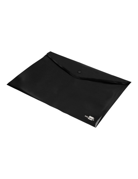 Carpeta liderpapel dossier broche polipropileno din a4 negro opaco 50 hojas