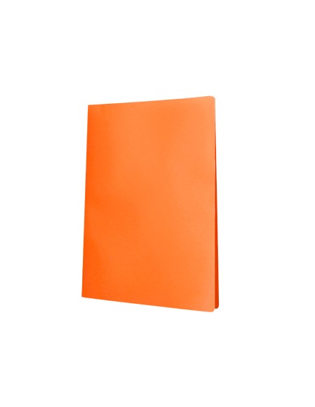 Carpeta liderpapel escaparate 40 fundas polipropileno din a4 naranja fluor opaco