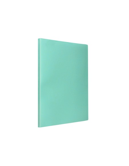Carpeta liderpapel escaparate 30 fundas polipropileno din a4 verde manzana opaco