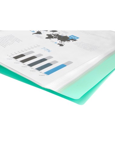 Carpeta liderpapel escaparate 30 fundas...