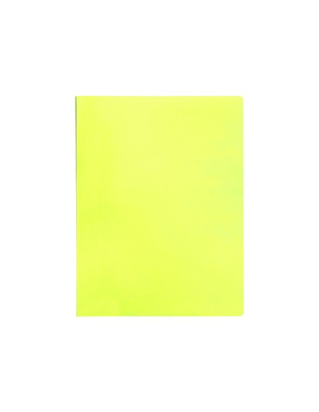 Carpeta liderpapel escaparate 10 fundas polipropileno din a4 amarillo fluor opaco