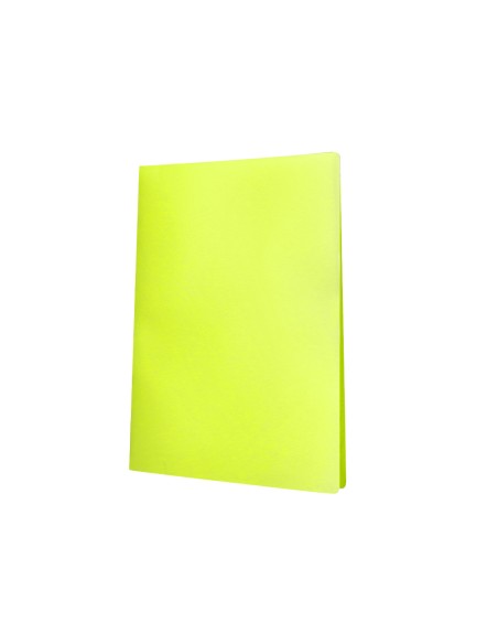 Carpeta liderpapel escaparate 10 fundas polipropileno din a4 amarillo fluor opaco