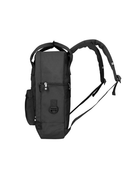 Mochila antartik 2 asas y bolsillos exteriores negro 300x115x390 mm