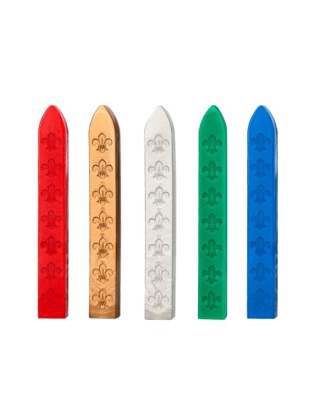 Lacre liderpapel con sello para carta caja de 10 barras colores surtidos