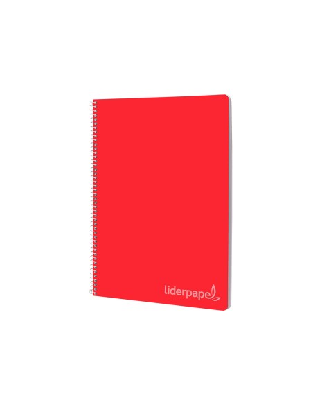 Cuaderno espiral liderpapel folio witty tapa dura 80h 75gr rayado montessori 3,5mm colores surtidos