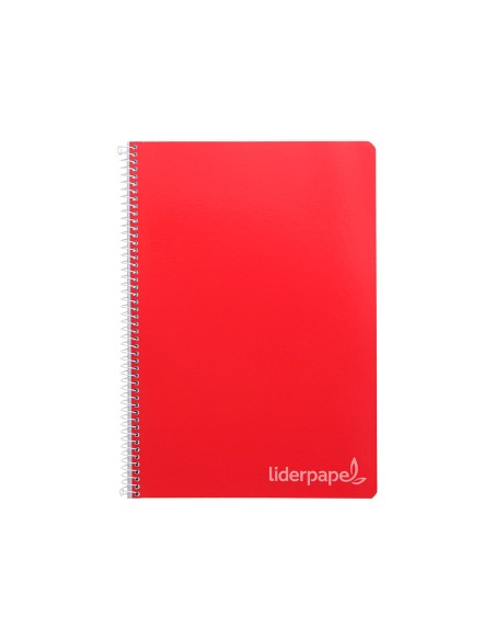 Cuaderno espiral liderpapel folio witty tapa dura 80h 75gr cuadro 4mm con margen colores surtidos