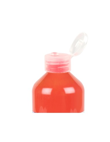 Pintura dedos liderpapel botella de 500 ml rojo
