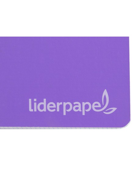Cuaderno espiral liderpapel a4 micro witty tapa dura 140h 75gr cuadro 5mm 5 bandas 4 taladros colores surtidos