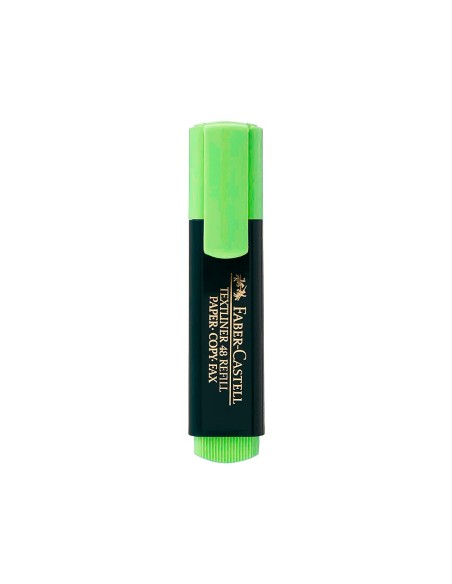 Rotulador faber castell fluorescente textliner 48 verde