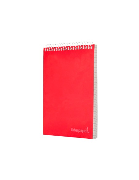 Cuaderno espiral liderpapel bolsillo octavo apaisado witty tapadura 80h 75gr cuadro 4 mm colores surtidos