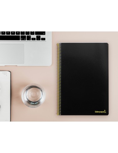 Cuaderno espiral liderpapel folio smart tapa...