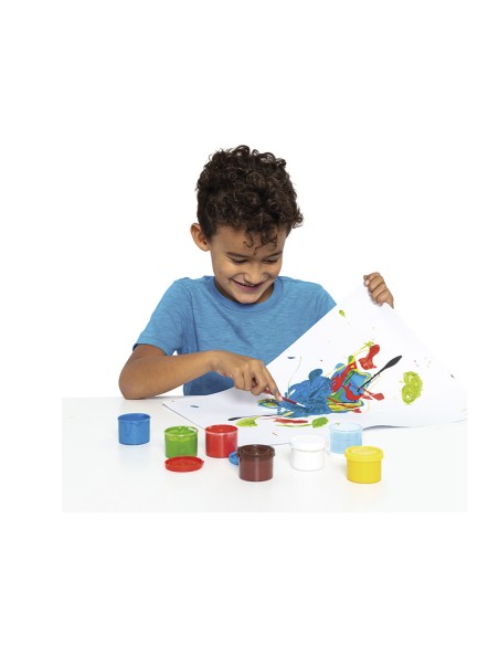 Tempera escolar jovi 35 ml caja de 5 colores surtidos