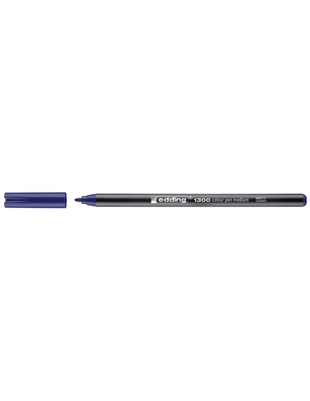 Rotulador edding punta fibra 1300 azul punta redonda 2 mm