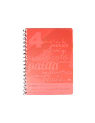 Cuaderno espiral liderpapel folio pautaguia...