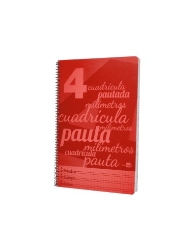 Cuaderno espiral liderpapel folio pautaguia...