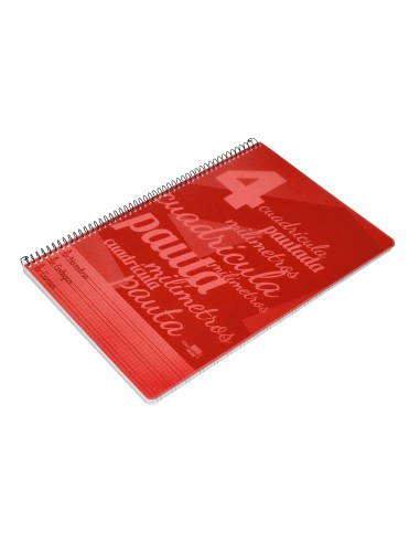 Cuaderno espiral liderpapel folio pautaguia...