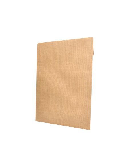 Sobre liderpapel bolsa armado kraft envio seguridad 260x360 mm solapa tira de silicona 120 gr caja de 100 unidades