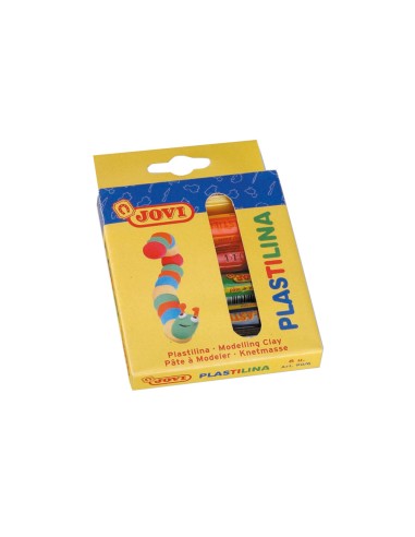 Plastilina jovi estuche de 6 barras colores...
