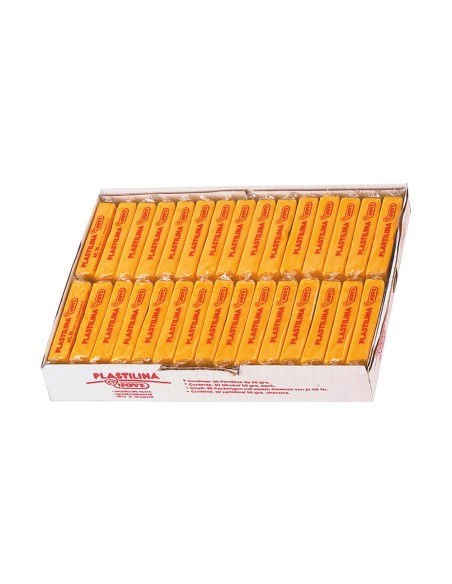 Plastilina jovi 70 tamaño pequeño caja de 30 unidades colores surtidos