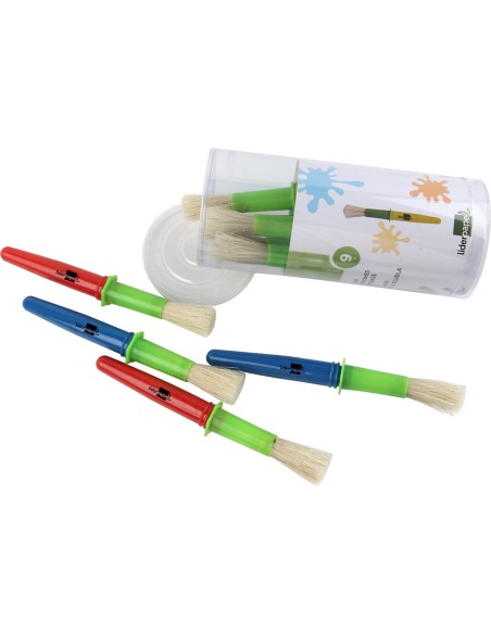 Pinceles escolares liderpapel grueso