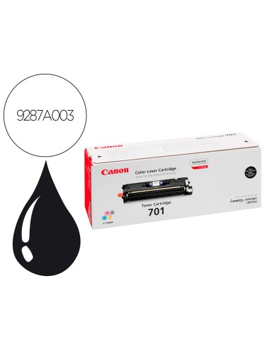 Toner canon 701bk lbp5200 mf8100 mf8180 negro