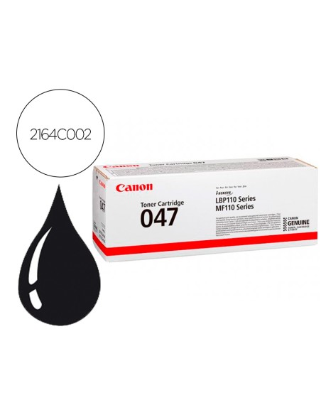 Toner canon 047 1600p isensys lbp112 negro