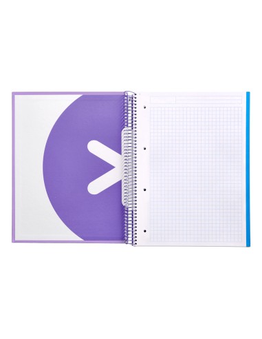 Cuaderno espiral a4 micro antartik tapa forrada...