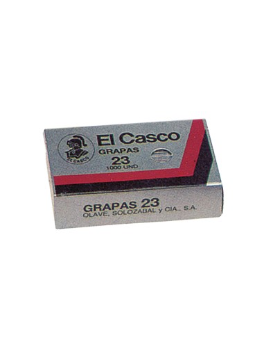 Grapas el casco nº23 caja de 1000 unidades