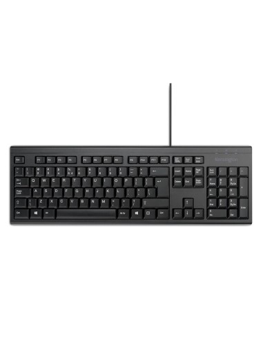 Teclado kensington kb100 eq con cable 2400 dpi...