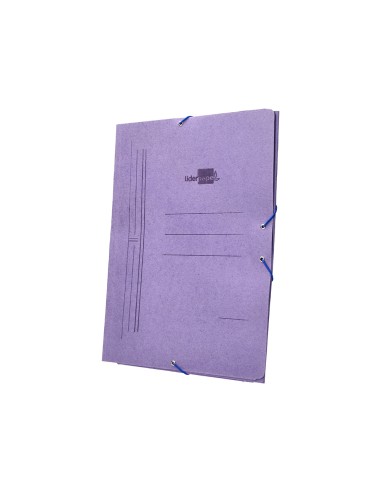 Carpeta liderpapel gomas folio 3 solapas carton...