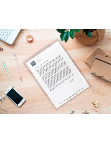 Carpeta dossier uñero plastico q-connect 180 mc...