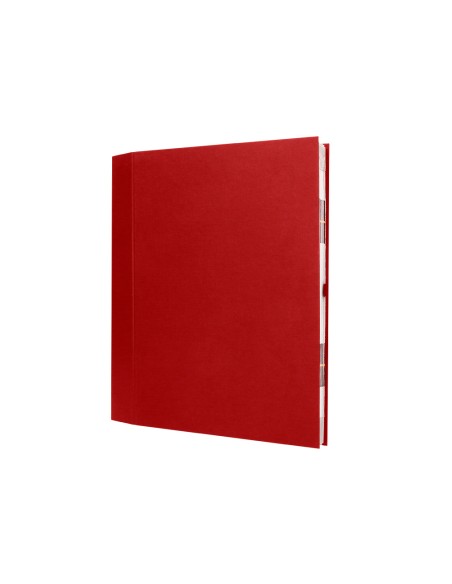 Carpeta fuelle liderpapel folio carton forrado burdeos