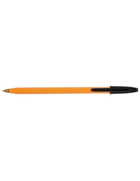 Boligrafo bic naranja fine original negro