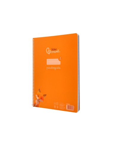 Cuaderno espiral liderpapel a4 pautaguia tapa...