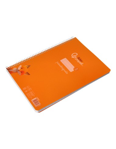 Cuaderno espiral liderpapel a4 pautaguia tapa...