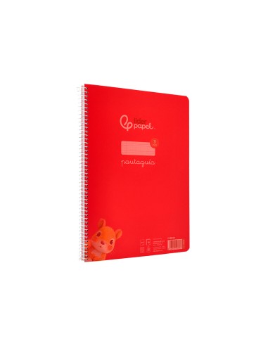 Cuaderno espiral liderpapel a4 pautaguia tapa...