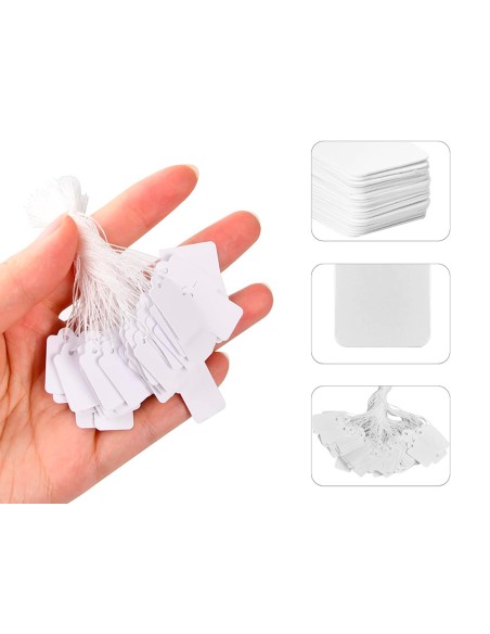 Etiquetas colgantes q-connect 36x53 mm caja de 500 unidades