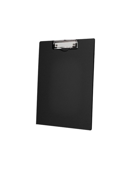 Carpeta q-connect miniclip superior din a4 plastico 50% reciclado negro grosor 2,1 mm