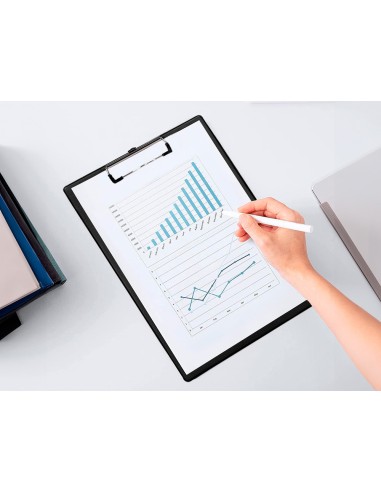 Portanotas q-connect plastico 50% reciclado din...